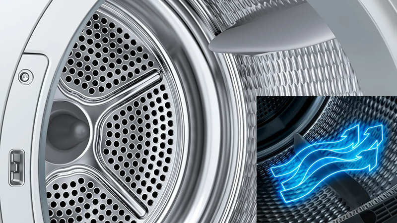 Máy Sấy Bơm Nhiệt Siemens iQ500 WQ33G2C90 8kg - extraKlasse