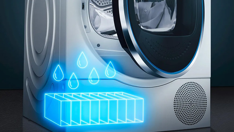 Máy Sấy Bơm Nhiệt Siemens iQ700 WQ45B2B90 9kg - extraKlasse