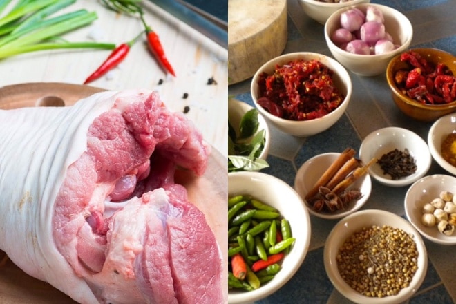 Cách Làm Chân Giò Ủ Muối Tại Nhà Đơn Giản 1 chân giò ủ muối