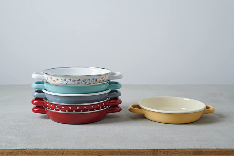 Chảo tráng men Riess 0293-006 Classic Pastel Yellow 11 Chảo Chiên Trứng Riess Classic 0293-006 18cm Pastel Yellow