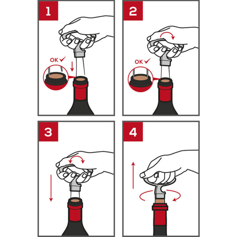 Dụng cụ khui rượu vang Peugeot Mathus 11 cm 17 Dụng Cụ Mở Nút Rượu Vang Peugeot Mathus 200251 11cm Màu Đen