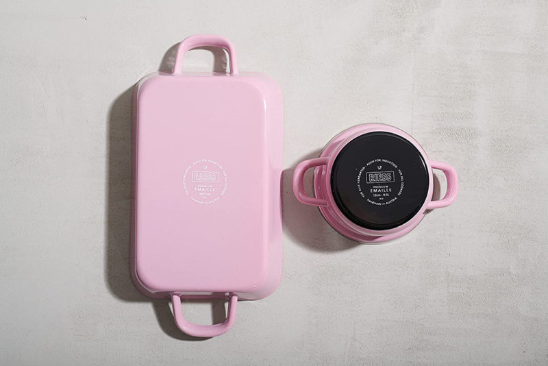 Nồi Riess Classic 0276-006 12cm 0,5L Pastel Rosa