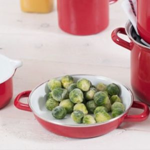 Nồi Hầm Thấp Riess Classic Red 18cm 1,5L & 20cm 2L