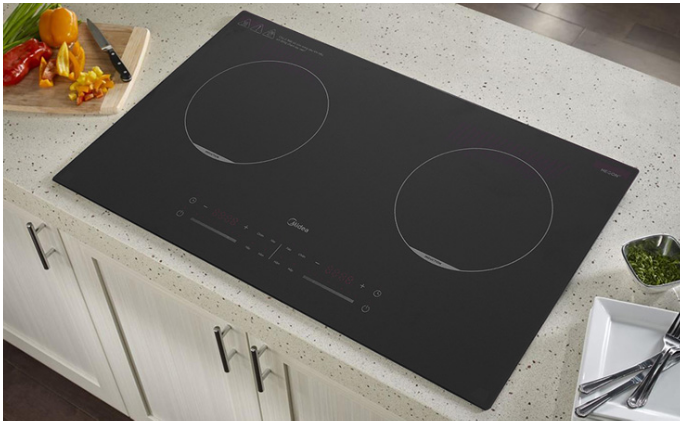 Thiết kế mẫu bếp từ âm của Midea