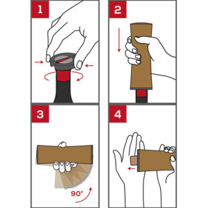 Bộ Mở Nút Chai Peugeot Elis Reverse 200800 21cm Màu Đen 3 Bộ Mở Nút Chai Peugeot Elis Reverse 200800 21cm Màu Đen