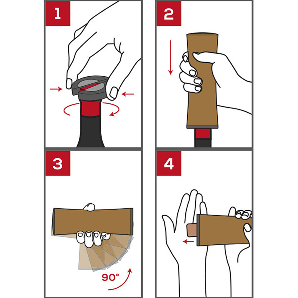 Bộ Mở Nút Chai Peugeot Elis Reverse 200800 21cm Màu Đen-2 Bộ Mở Nút Chai Peugeot Elis Reverse 200800 21cm Màu Đen