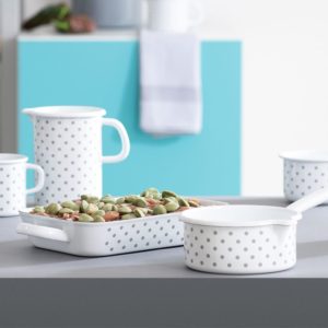 Tách Cafe Riess Country 0299-066 400ml Dot Grey 1 Tách Cà Phê Riess Country 0299-066 400ml Dot Grey