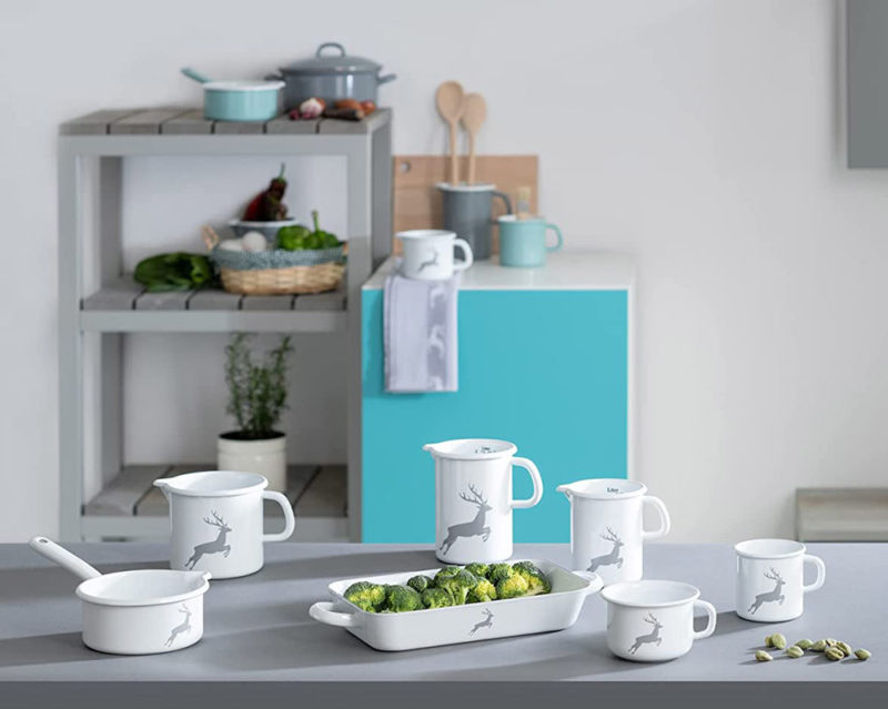 Tách Cafe Riess Country 0299-067 400ml Hirsch Grey 3 Tách Cà Phê Riess Country 0299-067 400ml Hirsch Grey