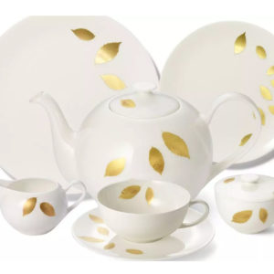 Hũ Đựng Đường Dibbern Gold Leaf 0116008800 0.25L