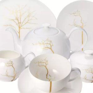 Cốc uống Espresso Dibbern Golden Forest 0110207200 0.11L 3 Bình đựng cream Dibbern Golden Forest 0115107200 0.3L