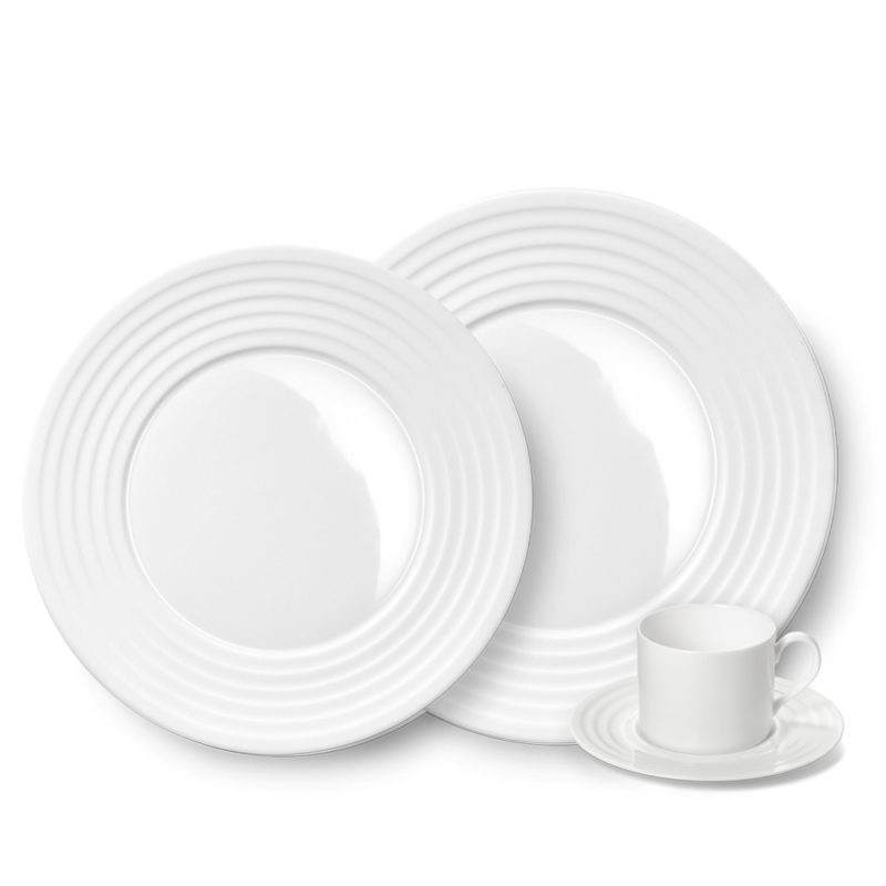 Đĩa phụ Dibbern Fine Dining Relief 1101700000 17cm Trắng 5 Đĩa phụ Dibbern Fine Dining Relief 1101700000 17cm Trắng