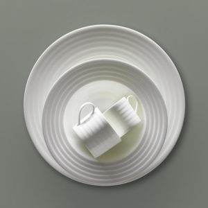 Đĩa phụ Dibbern Fine Dining Relief 1101700000 17cm Trắng