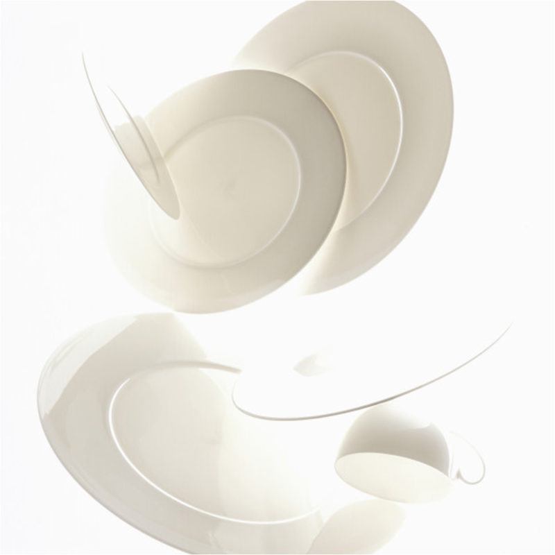 Đĩa Dibbern Fine Dining Trắng 24cm & 28cm 6 Đĩa Dibbern Fine Dining Trắng 24cm & 28cm