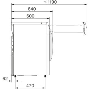 Máy Sấy Quần Áo Heat Pump Miele TCA230WP Active 7kg 6 Kich Thuoc Lap Dat May Say Miele Loai 60cm2 Gia Dụng Đức Đà Nẵng