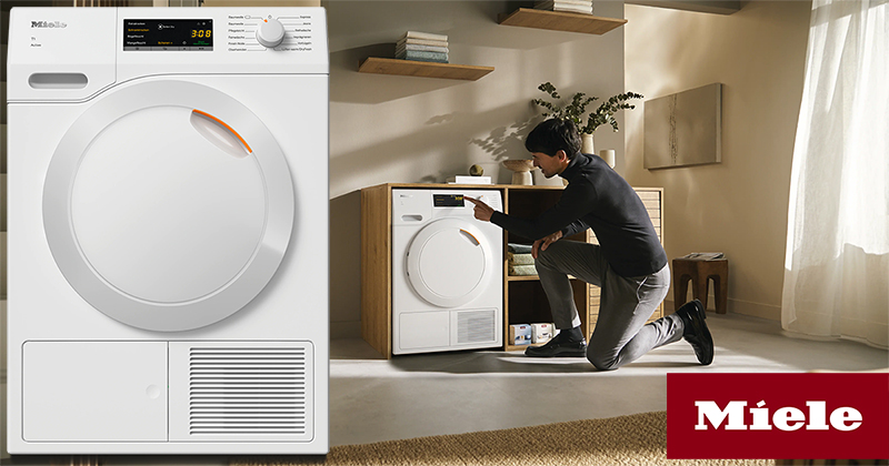 Máy Sấy Quần Áo Heat Pump Miele TCC230WP 8kg 9 Máy Sấy Quần Áo Heat Pump Miele TCC230WP 8kg