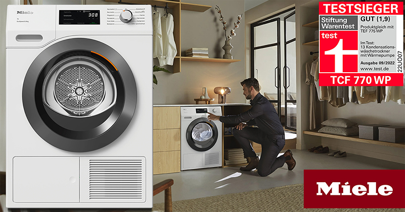 Máy Sấy Quần Áo Heat Pump Miele TCF770WP EcoSpeed 8kg 10 Miele TCF770WP EcoSpeed 800 Gia Dụng Đức Đà Nẵng