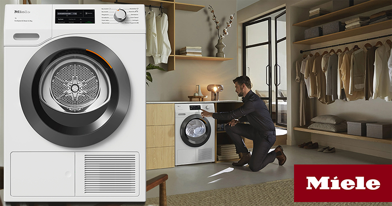 Máy Sấy Quần Áo Heat Pump Miele TCL790WP EcoSpeed Steam 9kg 9 Máy Sấy Quần Áo Heat Pump Miele TCL790WP EcoSpeed Steam 9kg