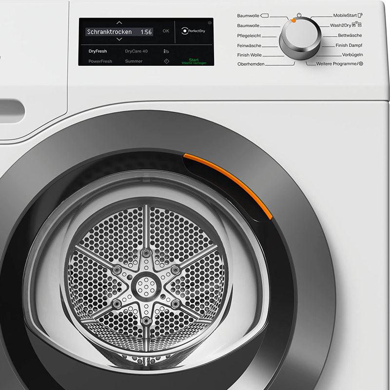 Máy Sấy Quần Áo Heat Pump Miele TCL790WP EcoSpeed Steam 9kg 31 Máy Sấy Quần Áo Heat Pump Miele TCL790WP EcoSpeed Steam 9kg