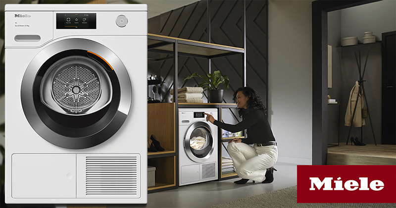 Máy Sấy Quần Áo Heat Pump Miele TCR780WP Eco Steam 9kg