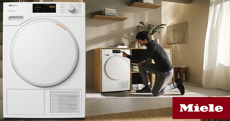 Máy Sấy Quần Áo Heat Pump Miele TWC560WP EcoSpeed 8kg 9 Máy Sấy Quần Áo Heat Pump Miele TWC560WP EcoSpeed 8kg