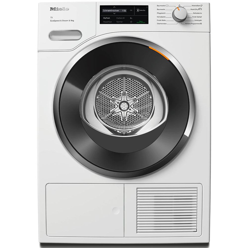 Miele TWL780WP EcoSpeed Steam-1 Máy Sấy Quần Áo Heat Pump Miele TWL780WP EcoSpeed Steam 9kg