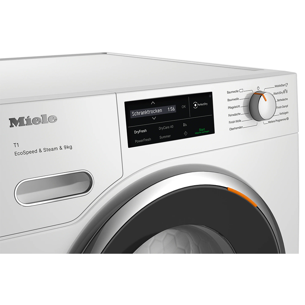 Miele TWL780WP EcoSpeed Steam-3 Máy Sấy Quần Áo Heat Pump Miele TWL780WP EcoSpeed Steam 9kg