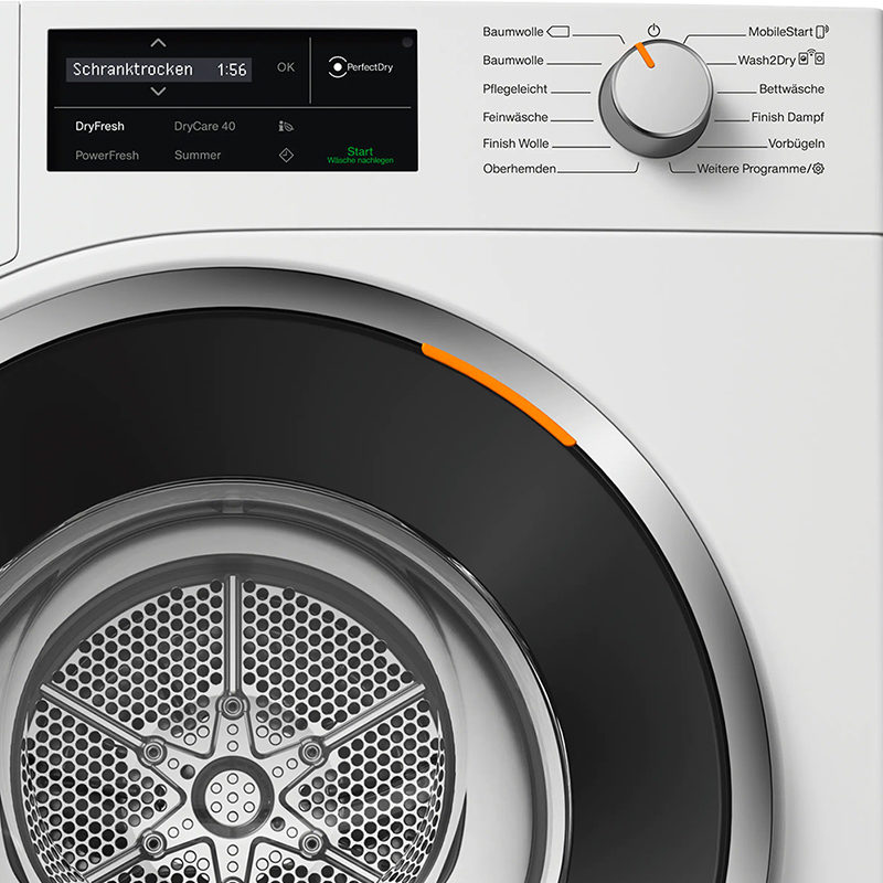 Máy Sấy Quần Áo Heat Pump Miele TWL780WP EcoSpeed Steam 9kg 31 Máy Sấy Quần Áo Heat Pump Miele TWL780WP EcoSpeed Steam 9kg