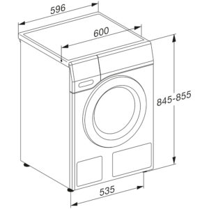 Máy Giặt Cửa Trước Miele WCI870 WPS PWash TDos 9kg 5 Máy Giặt Cửa Trước Miele WCI870 WPS PWash TDos 9kg