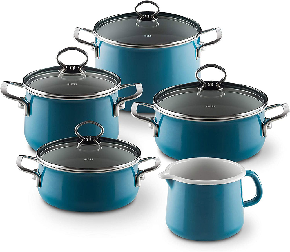 Nồi Riess Nouvelle 0709-010 20cm 2L Aquamarine Extra-4 Nồi Riess Nouvelle 0709-010 20cm 2L Aquamarine Extra