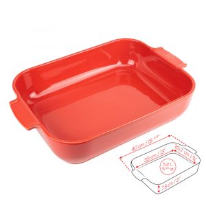 Khay nướng chữ nhật gốm Peugeot Appolia 60 khay nuong chu nhat peugeot appolia 11 Gia Dụng Đức Đà Nẵng