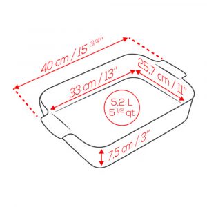 Khay nướng chữ nhật gốm Peugeot Appolia 71 khay nuong chu nhat peugeot appolia 15 Gia Dụng Đức Đà Nẵng