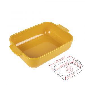 Khay nướng chữ nhật gốm Peugeot Appolia 29 khay nuong chu nhat peugeot appolia 22 Gia Dụng Đức Đà Nẵng