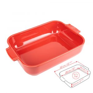 Khay nướng chữ nhật gốm Peugeot Appolia 42 khay nuong chu nhat peugeot appolia 36 Gia Dụng Đức Đà Nẵng