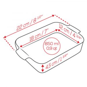 Khay nướng chữ nhật gốm Peugeot Appolia 68 khay nuong chu nhat peugeot appolia 69 Gia Dụng Đức Đà Nẵng