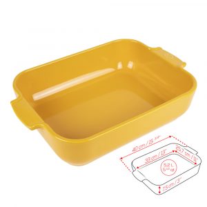 Khay nướng chữ nhật gốm Peugeot Appolia 57 khay nuong chu nhat peugeot appolia 8 Gia Dụng Đức Đà Nẵng