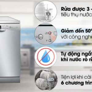 Máy Rửa Chén Bosch SMS63L08EA Serie 6
