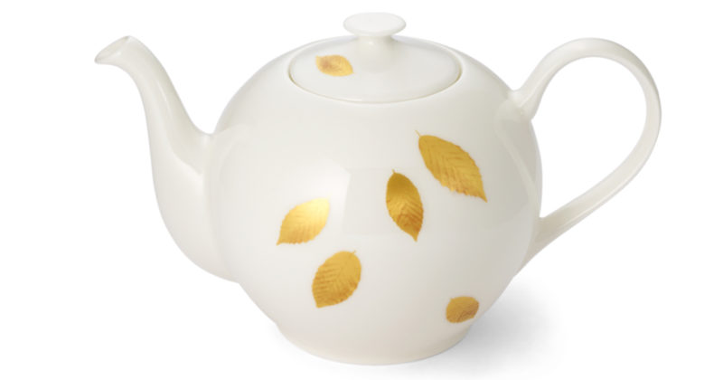 Ấm Trà Dáng Tròn Dibbern Gold Leaf 0117408800 1.3L