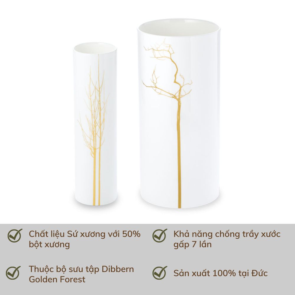 bình hoa Dibbern Golden Forest bình hoa Dibbern Golden Forest