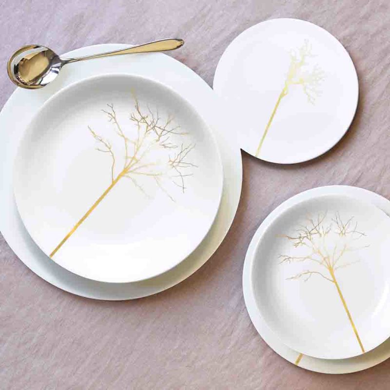 Đĩa Sâu Lòng Vành Rộng Dibbern Golden Forest 0305607200 26cm 5 Đĩa Sâu Lòng Vành Rộng Dibbern Golden Forest 0305607200 26cm