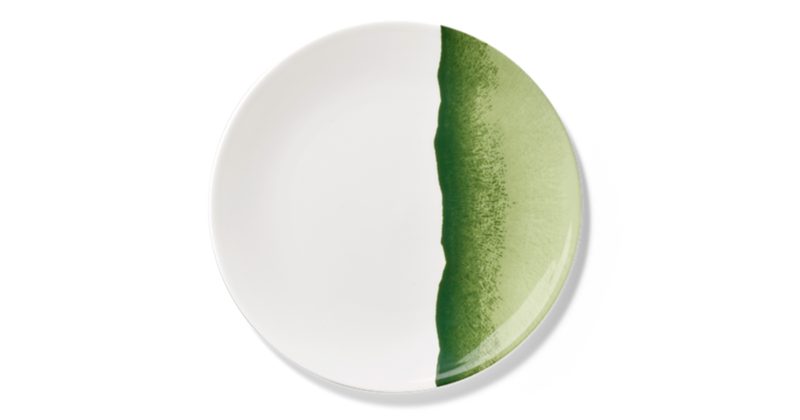 Đĩa Dibbern Silhouette Xanh Lá, Trắng 24 & 28cm 5 Đĩa Dibbern Silhouette Xanh Lá, Trắng 24 & 28cm