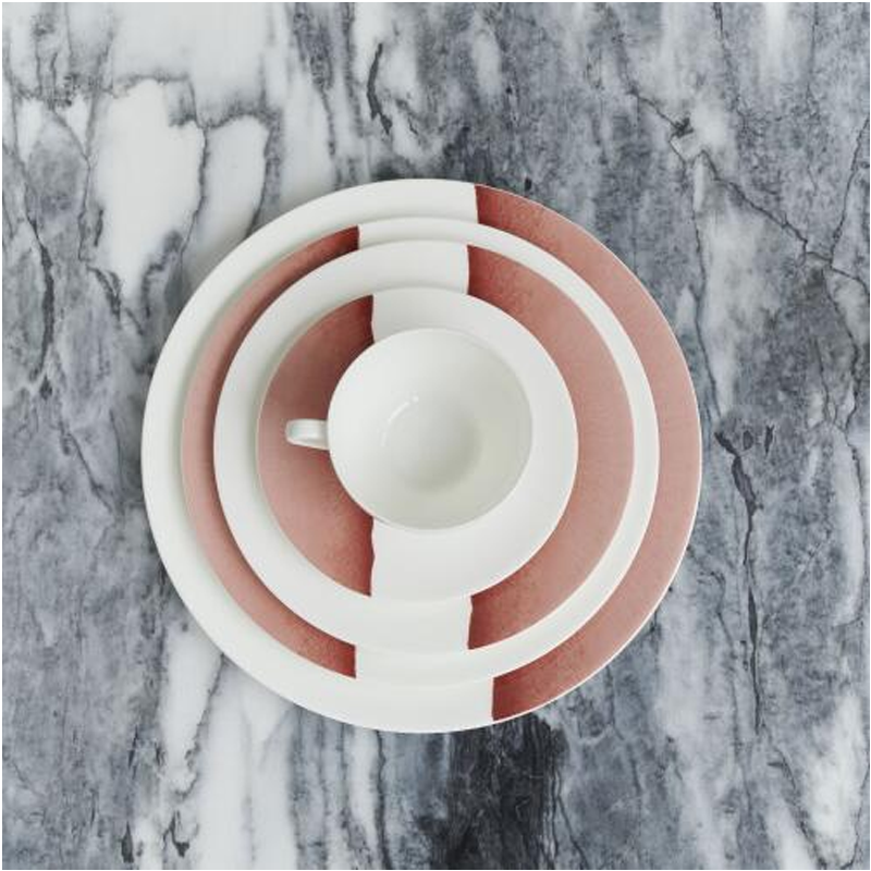 Đĩa phụ DIBBERN Silhouette 0301618302 16cm Cam Đất & Trắng-1 Đĩa Phụ Dibbern Silhouette 16cm Nhiều Màu Sắc