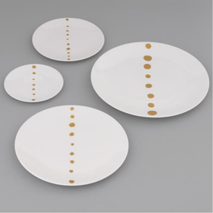 Đĩa Pasta Sâu Lòng Dibbern Golden Pearls 0306402000 2 Đĩa Pasta Sâu Lòng Dibbern Golden Pearls 0306402000