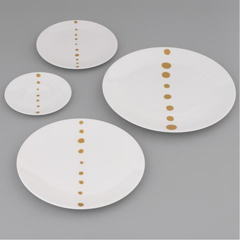 Dibbern Golden Pearls-3 Đĩa Pasta Sâu Lòng Dibbern Golden Pearls 0306402000