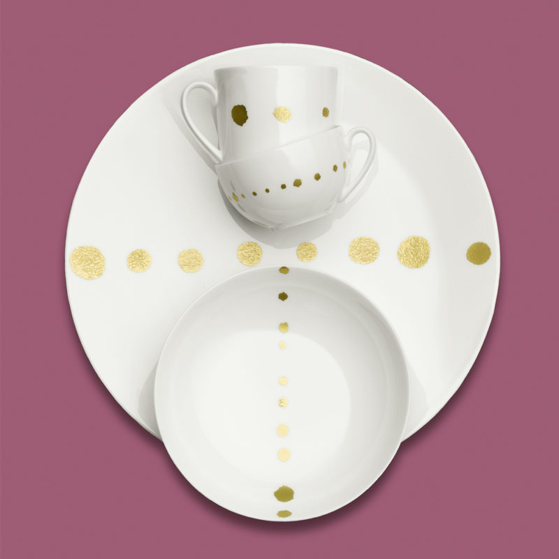 Đĩa Dibbern Golden Pearls 16 - 32cm 8 Đĩa Dibbern Golden Pearls 16 - 32cm