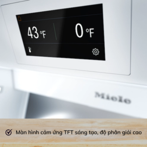 Tủ đông Miele F 2812 Vi âm tủ 8 Màn hình TFT độ phân giải cao