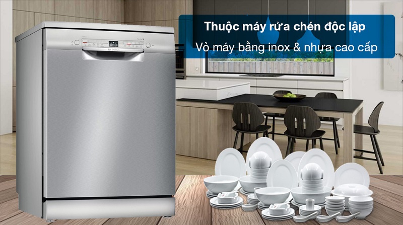 Máy rửa chén có chức năng sấy khô có tốt không? 3 Máy rửa bát Bosch SMS2IVI61E sử dụng công nghệ sấy khô Extra Dry