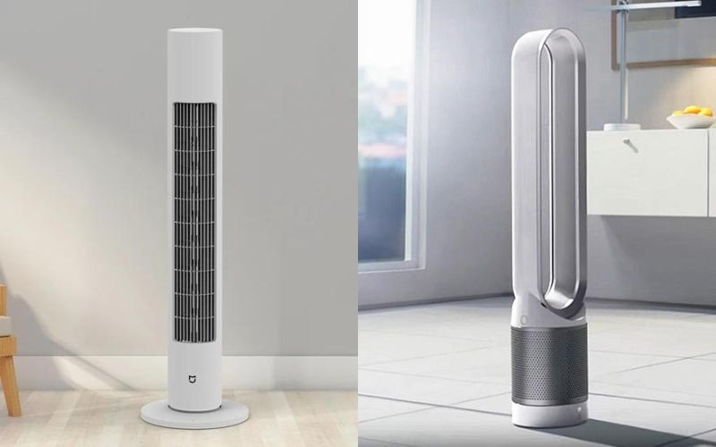 Giải đáp nên mua quạt tháp hay quạt không cánh?