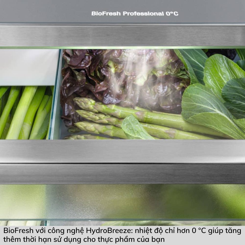 Tủ Lạnh Liebherr SBSes 8484 PremiumPlus BioFresh NoFrost Beige Green Minimal Product Feature Instagram Posts 56 Gia Dụng Đức Đà Nẵng