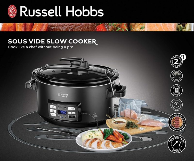 Nồi Nấu Chậm Sous Vide Russell Hobbs 25630-56 6,5L 16 Nồi Nấu Chậm Sousvide Russell Hobbs 25630-56 6,5L