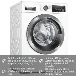 Máy Giặt Bosch WAX32M40SG Serie 8 10kg